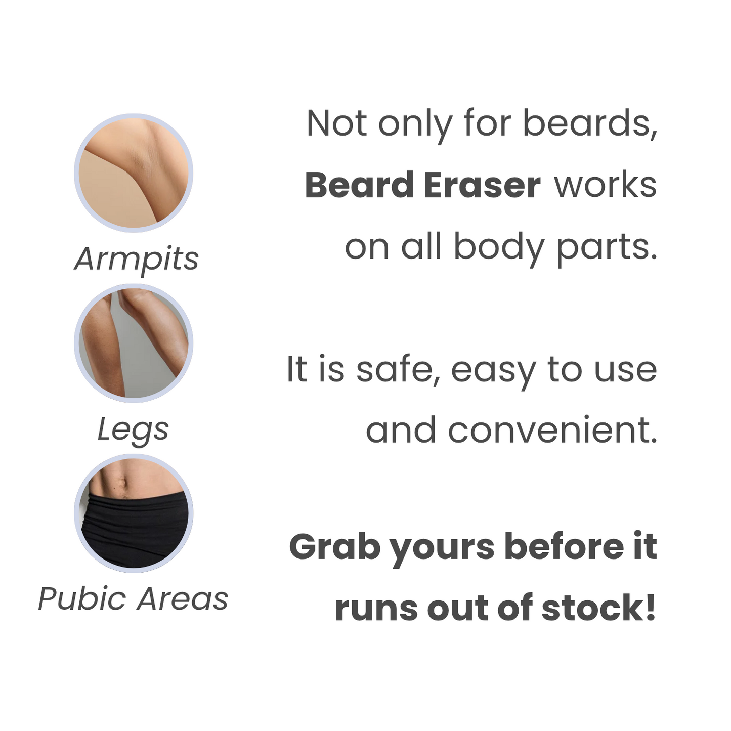 Beard Eraser - The 0mm Pocket Shaver
