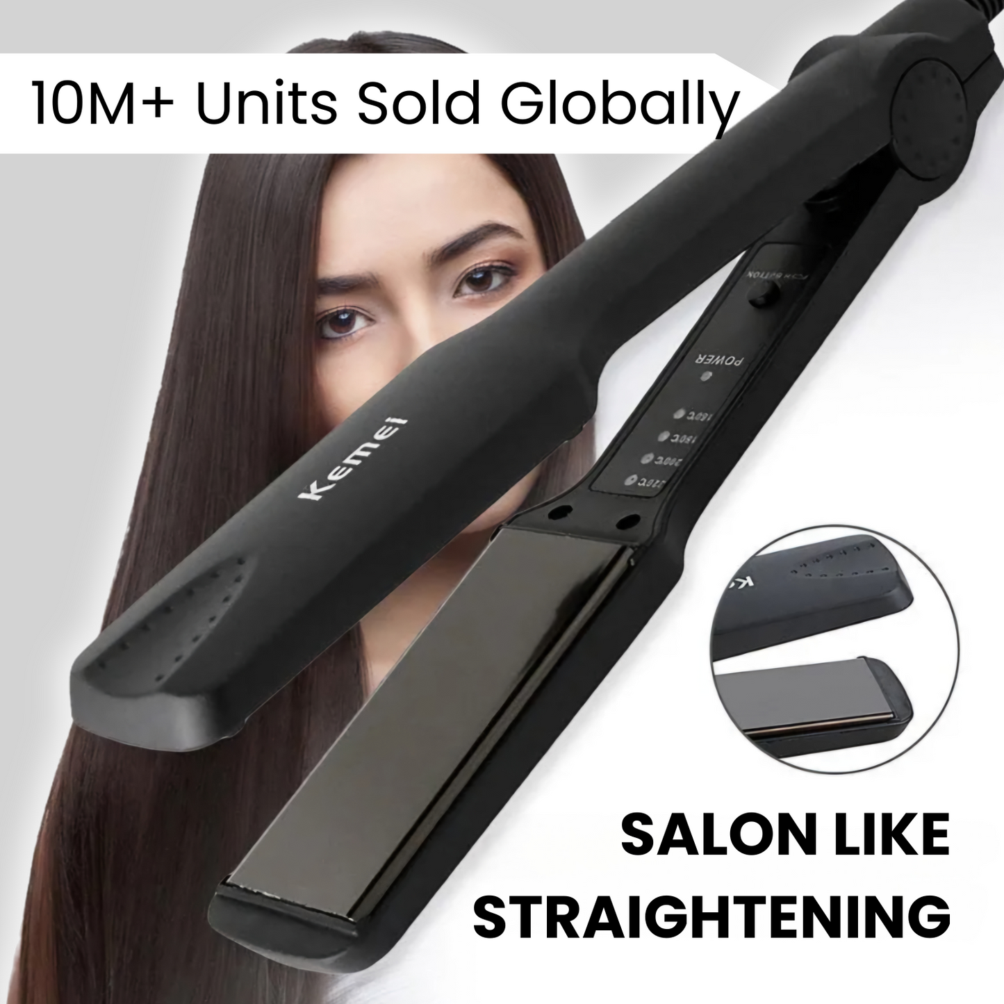 Hair Straightener Kemei (Model 2023)