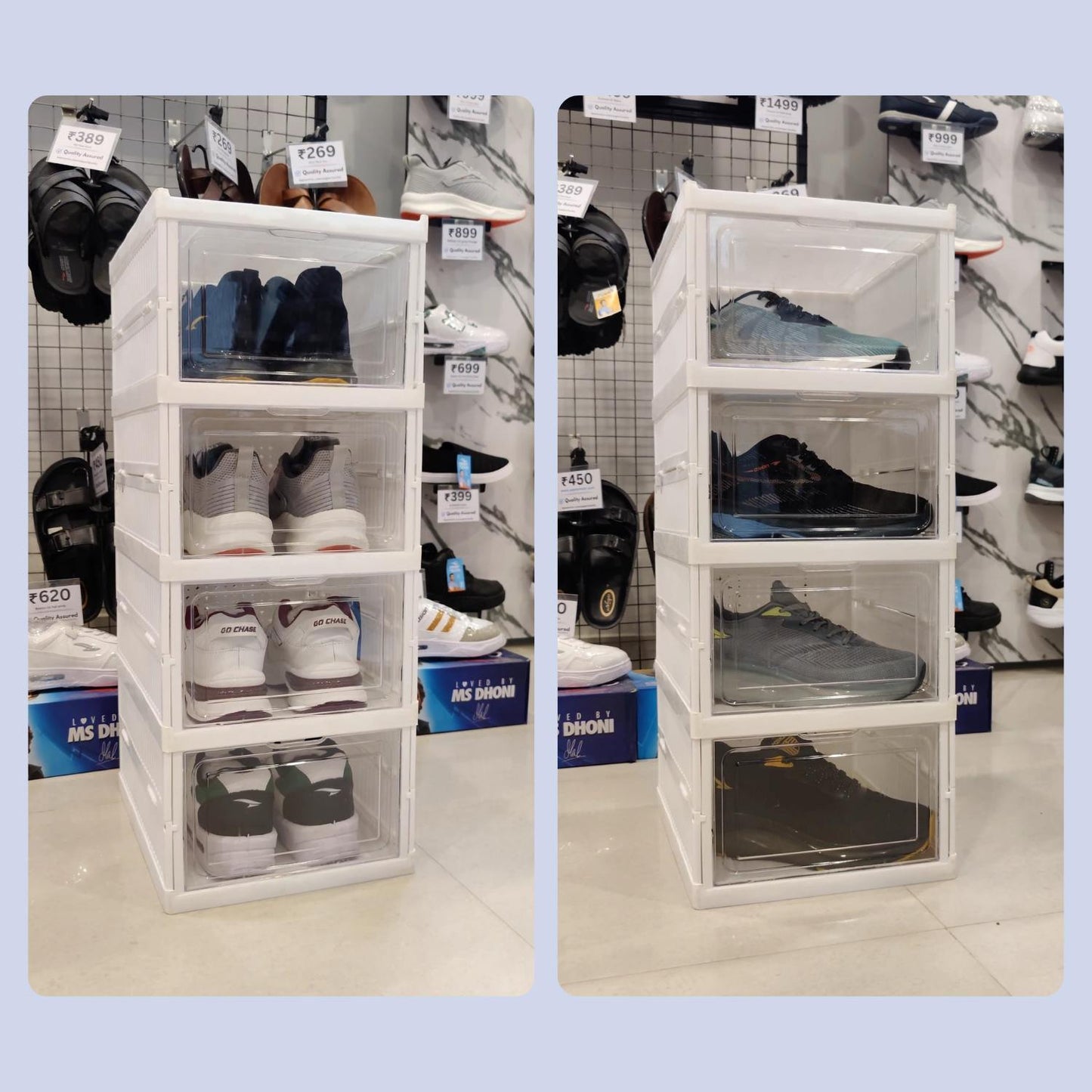 4 Combo MicroFinds' Shoe Organiser