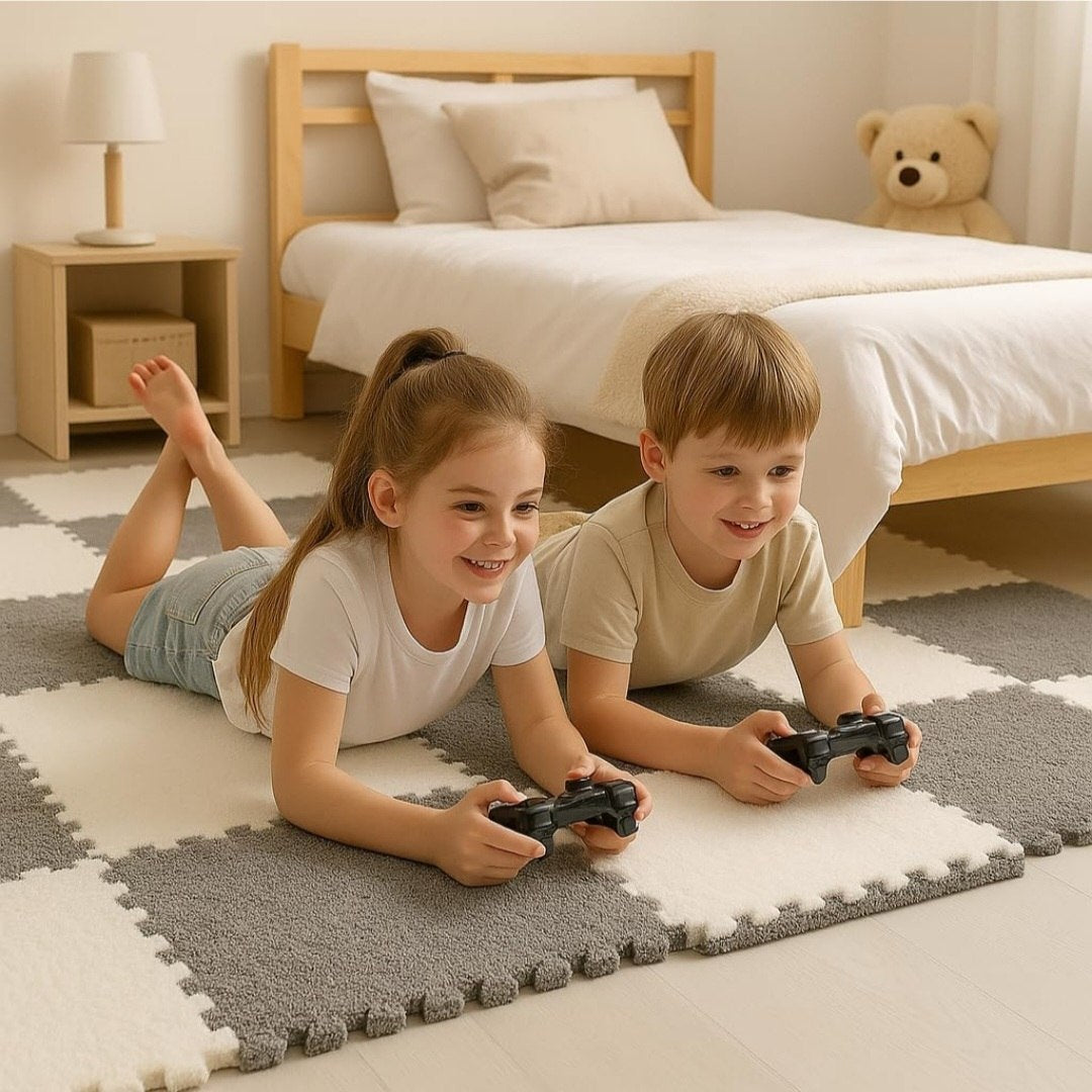 6 Pcs DIY Cozy Checkered Tiles