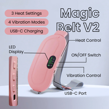 Magic Belt V2 - The Massager Heat Belt (ORIGINAL)