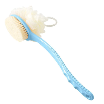 2 IN 1 loofah with Bath Brush
